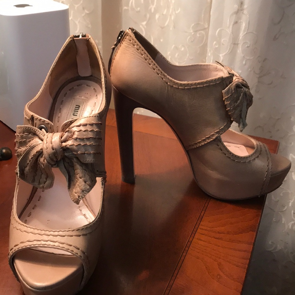Miu miu high heel sandals Sz 36,5 - Picture 2 of 6